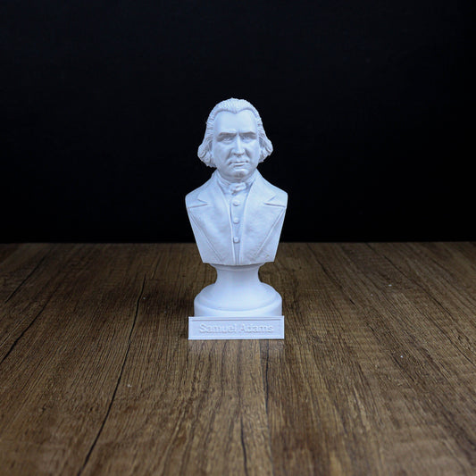 Samuel Adams Bust: Revolutionary War Hero Sculpture