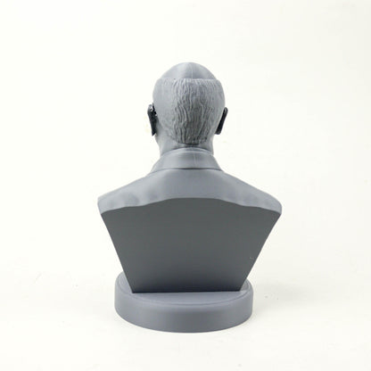 Daniel Kahneman Bust, Behavioral Economics Thinker Statue for Office or Bookshelf Decor