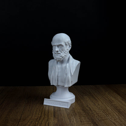 Hippocrates Bust Sculpture, Greek Physician Statue