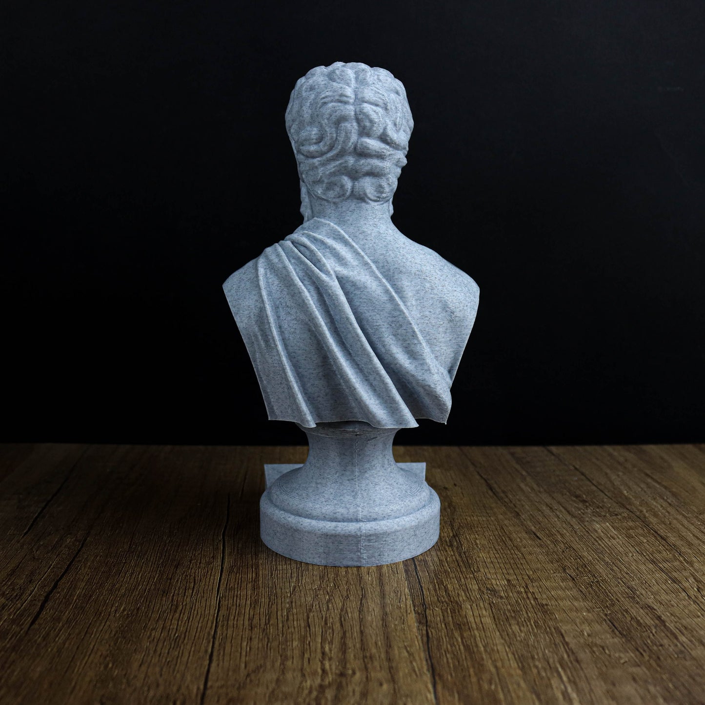 Epicurus Bust, Ancient Greek Thinker Statue, Wisdom and Serenity Art