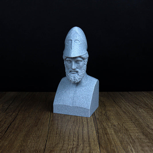 Pericles 3D Printed Bust, Greek Statesman Sculpture
