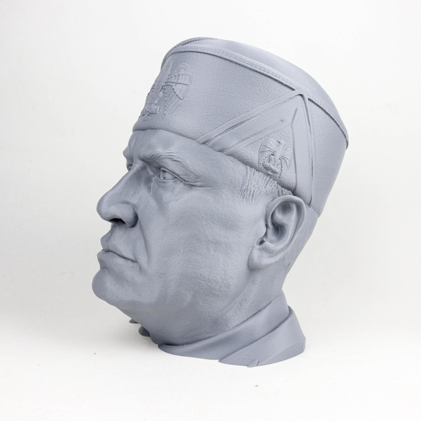 Benito Mussolini Bust, Il Duce Statue, Former Prime Minister of Italy Headphone Decor