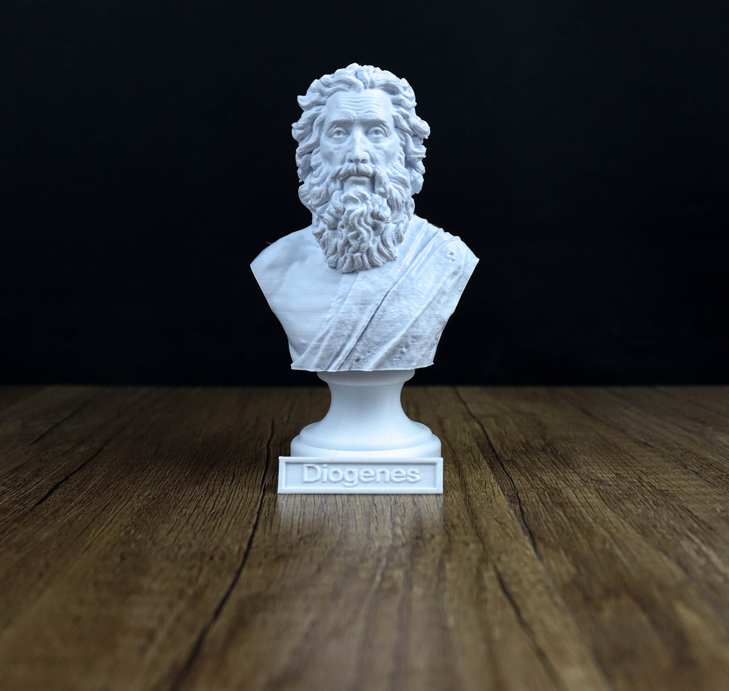 Diogenes Bust, Cynic Philosopher Sculpture, Ancient Greek Philosopher Figurine,