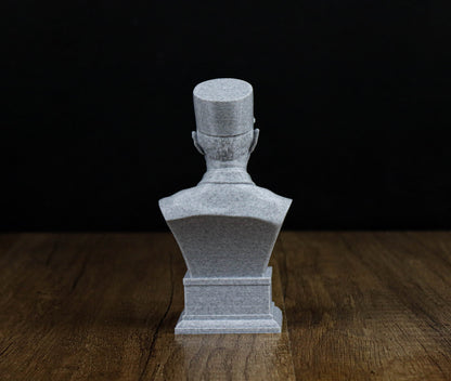 Charles de Gaulle 3d Printed Bust, Former President of France Statue, Le Général Sculpture Decoration
