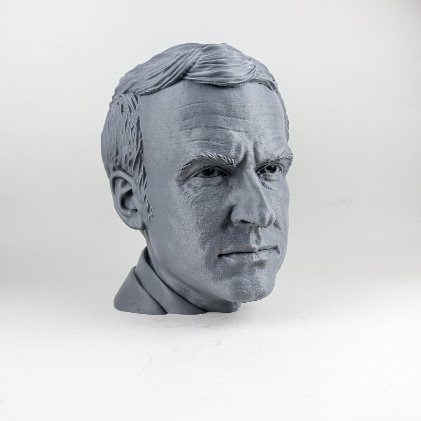 Emanuel Macron Head Bust