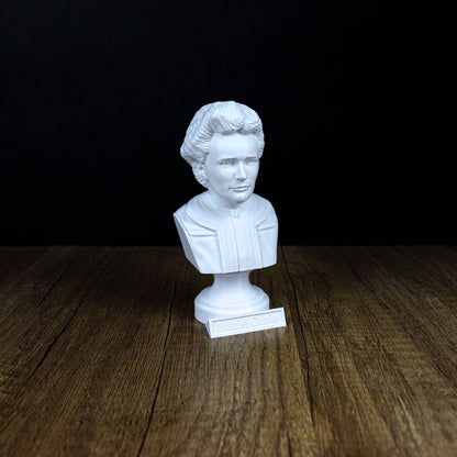 Marie Curie Bust, Physicist and Chemist Pioneer, Sculpture Decor