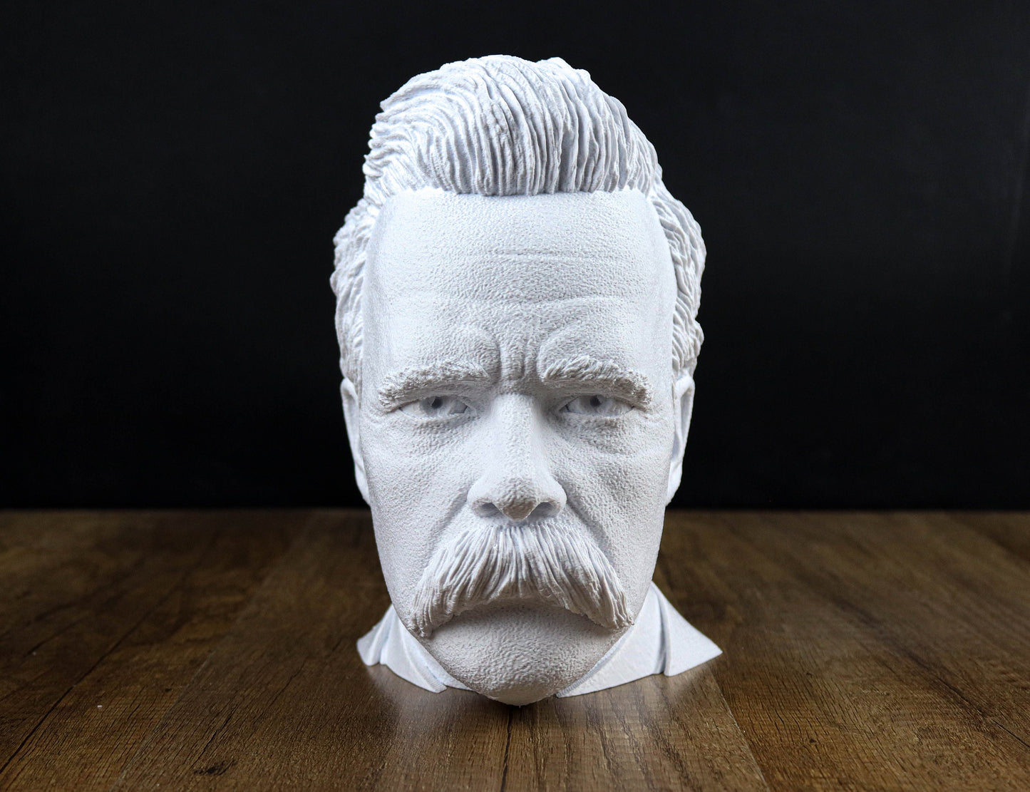Friedrich Nietzsche Bust, German Philosopher Headphone Holder, Desktop Decoration