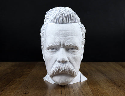 Friedrich Nietzsche Bust, German Philosopher Headphone Holder, Desktop Decoration