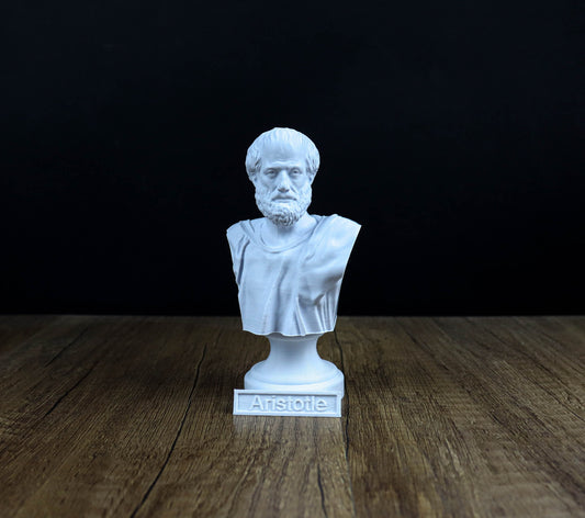 Aristotle Bust, Greek philosopher Statue, Greek Mythology Inspired Sculpture