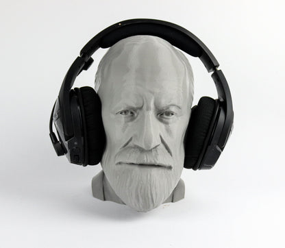 Sigmund Freud Headphone Holder, Desktop Decor Headphone stand, Gaming Accessories