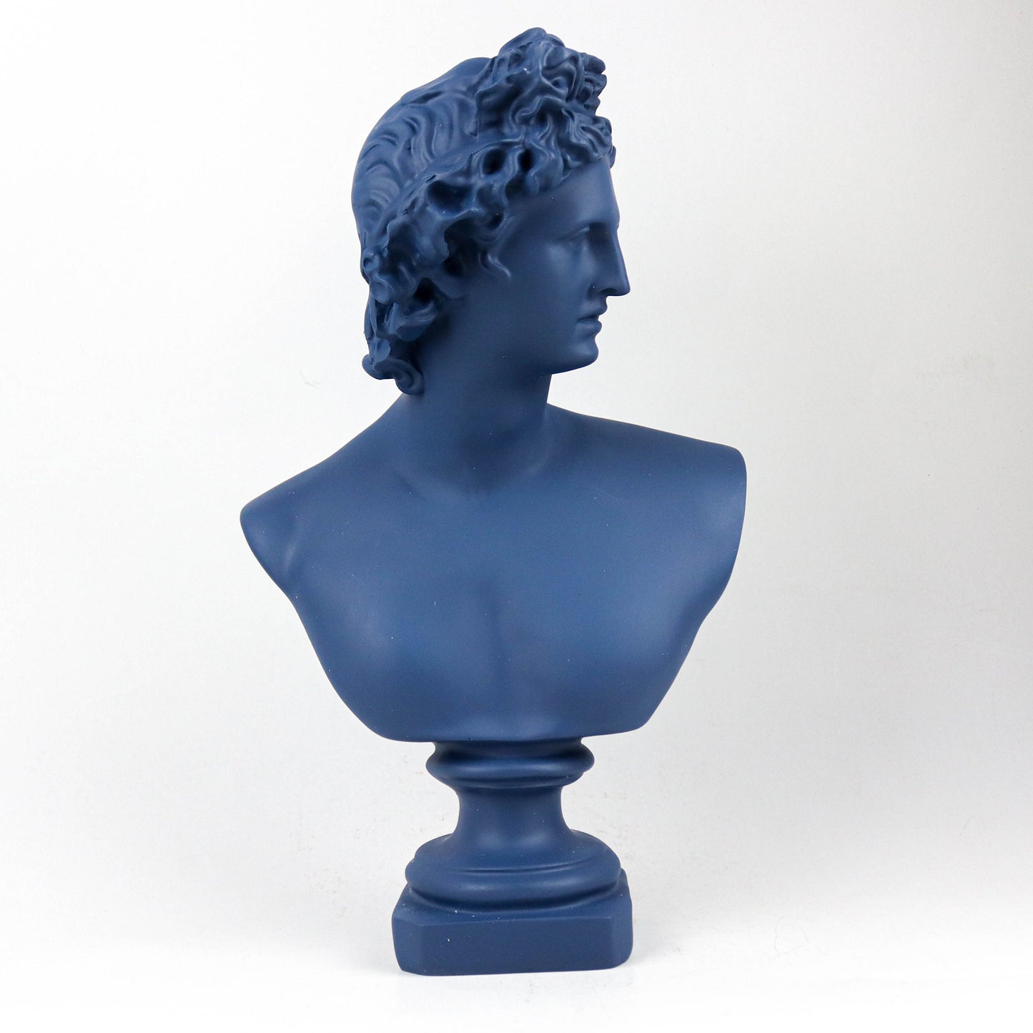 Apollo Belvedere Sculpture,30cm God of Music and Arts Bust, Sun God Decor