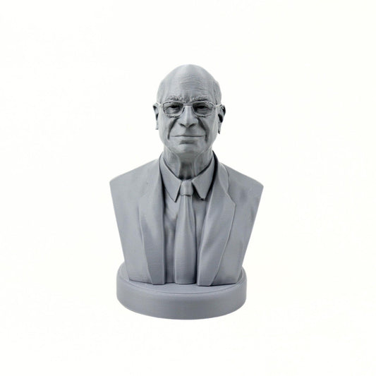 Daniel Kahneman Bust, Behavioral Economics Thinker Statue for Office or Bookshelf Decor