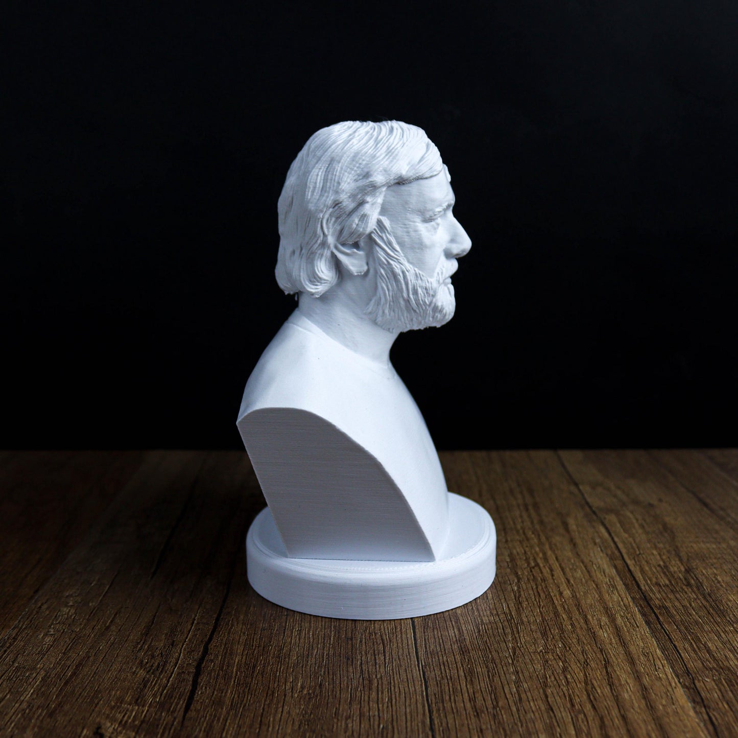 Slavoj Zizek Bust, Modern Philosopher Statue for Bookshelf & Home Decor