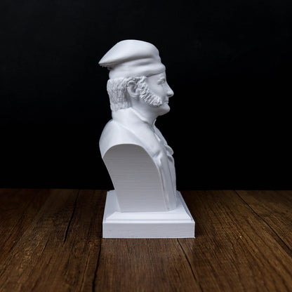 Carl Friedrich Gauss Bust, Mathematician Statue for Bookshelf and Office Decor