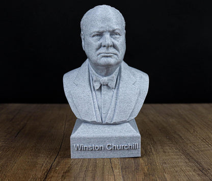 Winston Churchill Bust Sculpture