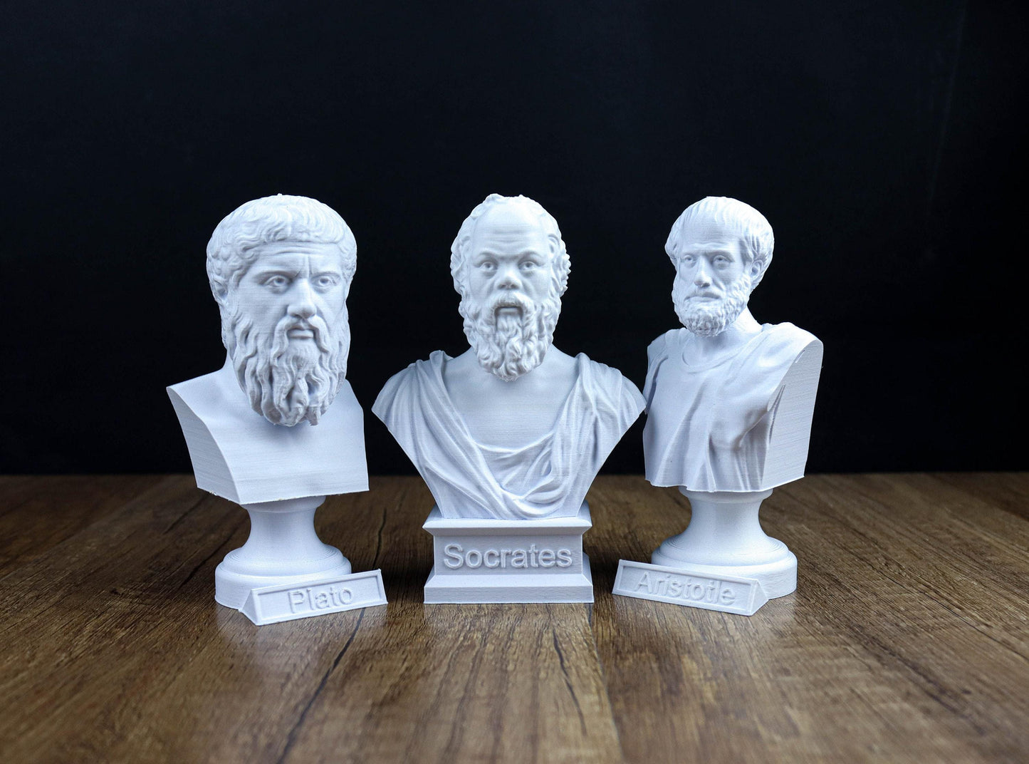 Socrates, Aristotle, Plato Busts Value Pack, Greek Philosophers Statues