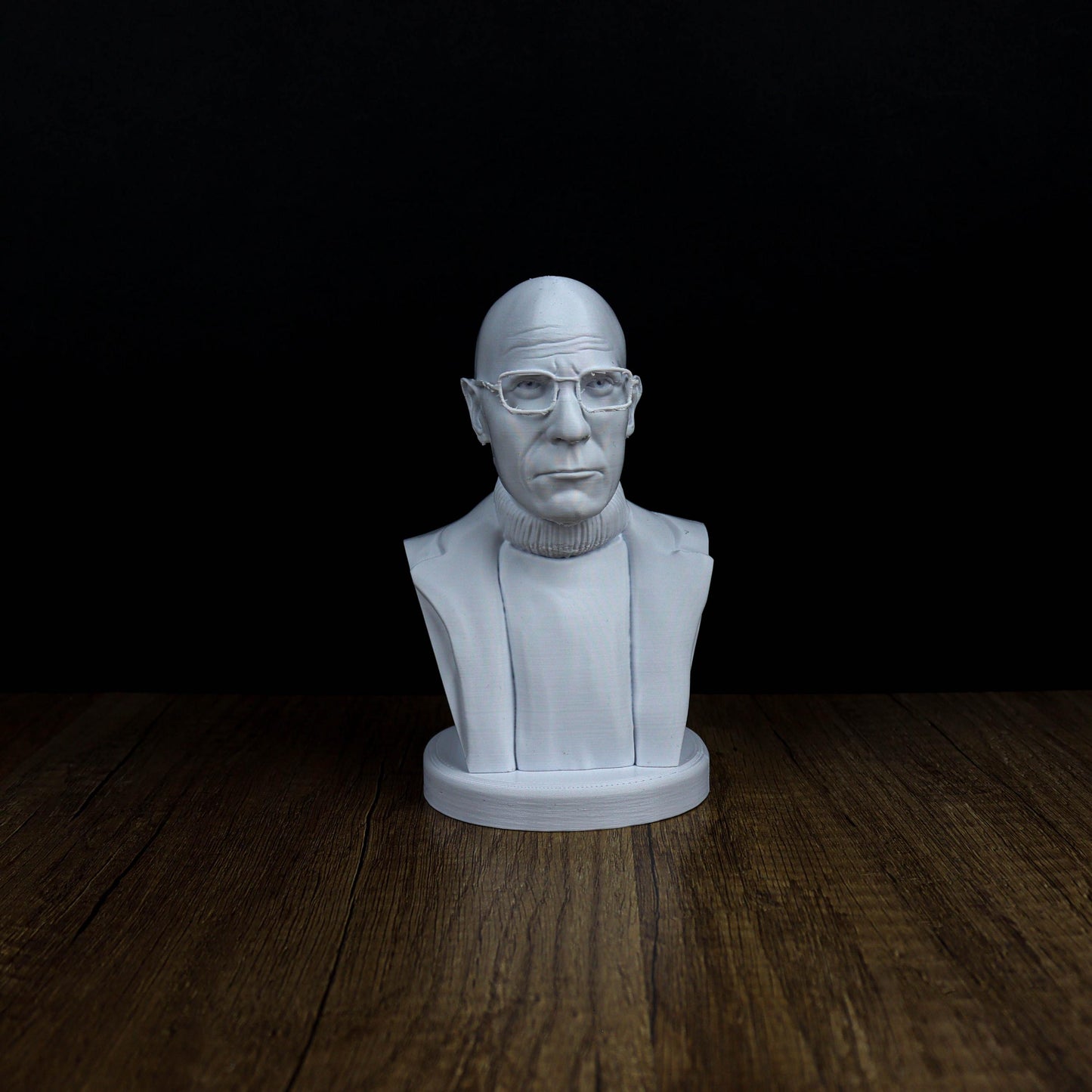 Michel Foucault Bust, French Historian and Philosopher Statue