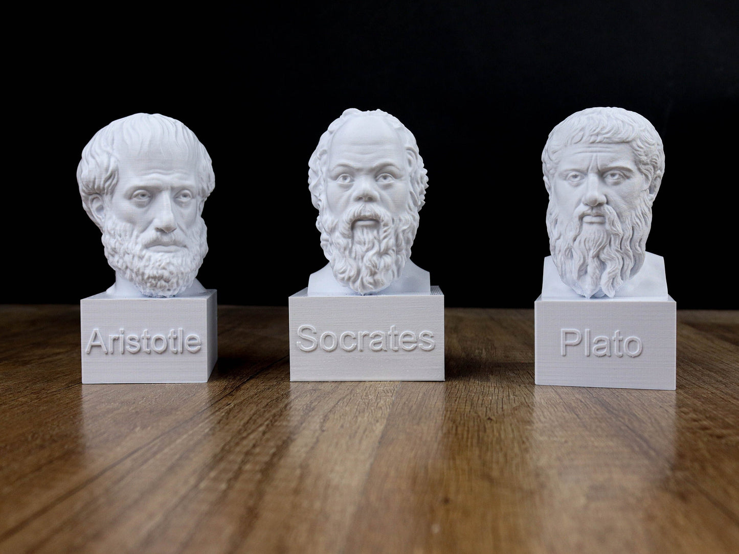 Socrates, Aristotle, Plato Bust, Greek Statues