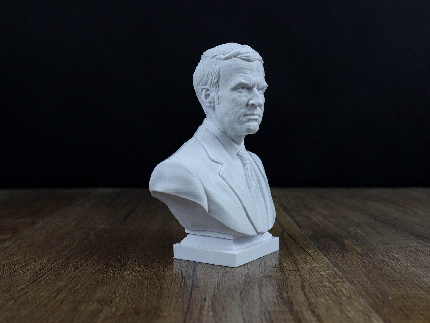 Emanuel Macron Bust, President of France 3D Sculpture