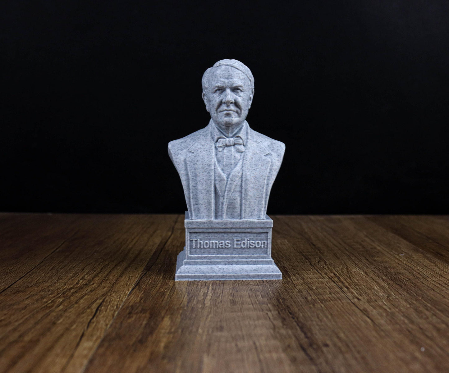Thomas Edison Bust, American inventor Statue, Sculpture Decoration ,Home Decor