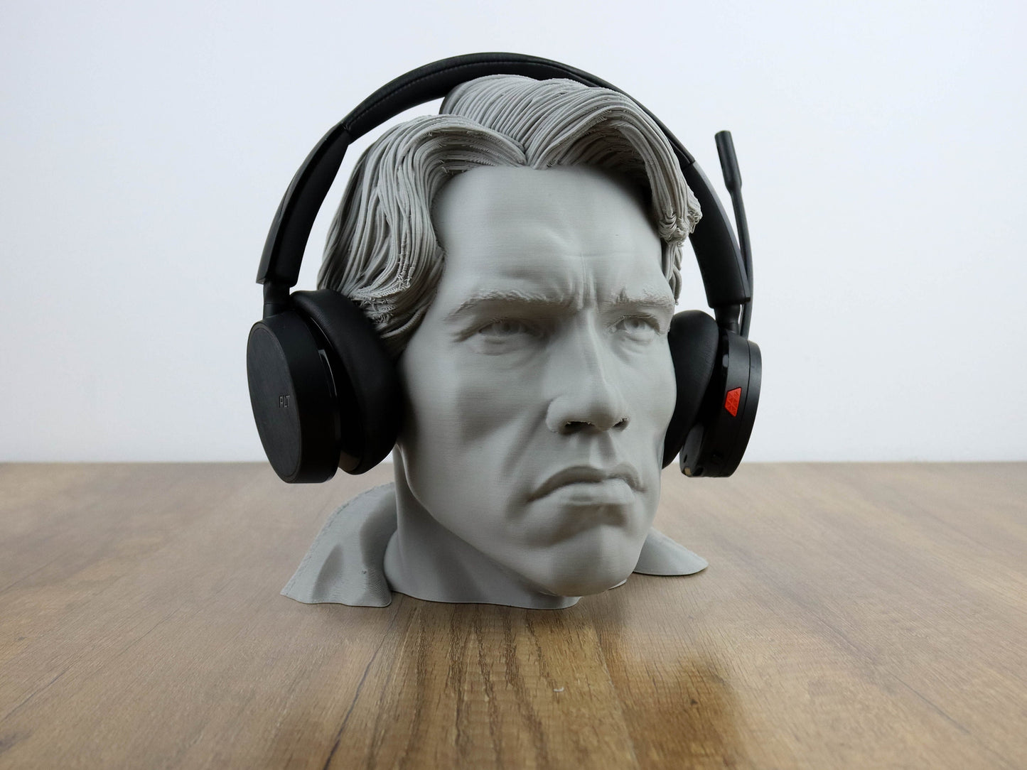 Arnold Schwarzenegger Headphone Holder, Desktop Decor Headphone stand, Gaming Accessories