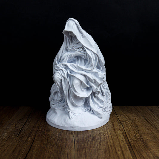Seated Virgin Mary Bust, Religious Statue, Catholic Home Decor, Christian Gift