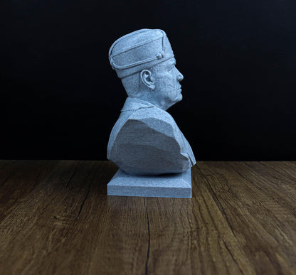 Benito Mussolini Bust, Il Duce Statue, Former Prime Minister of Italy