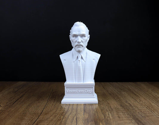 Vincent van Gogh 3d Bust, Dutch Painter Sculpture