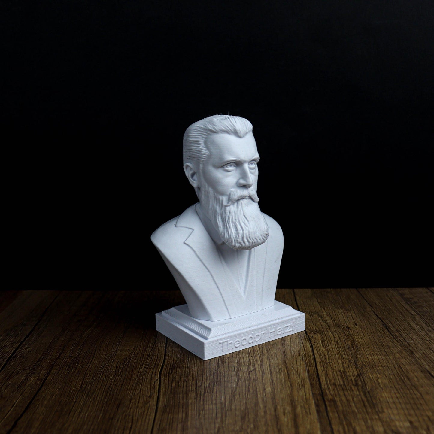 Theodor Herzl Bust, Visionary of Modern Zionism, Historical Home Decor