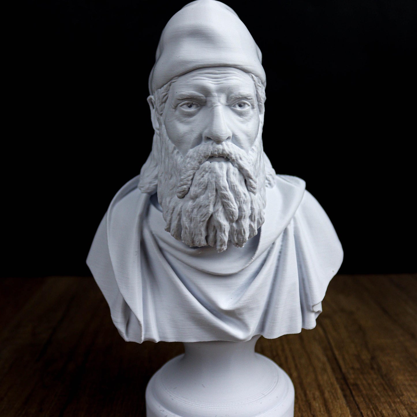 Euclid Bust, Statue of the Father of Geometry, Greek Mathematician Sculpture