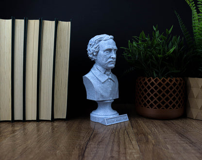 Edgar Allan Poe Bust Sculpture