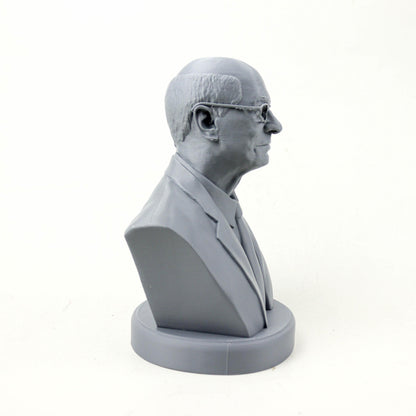 Daniel Kahneman Bust, Behavioral Economics Thinker Statue for Office or Bookshelf Decor