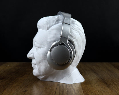 Xi Jinping Bust, China's President Sculpture, Headphone Desktop Decoration
