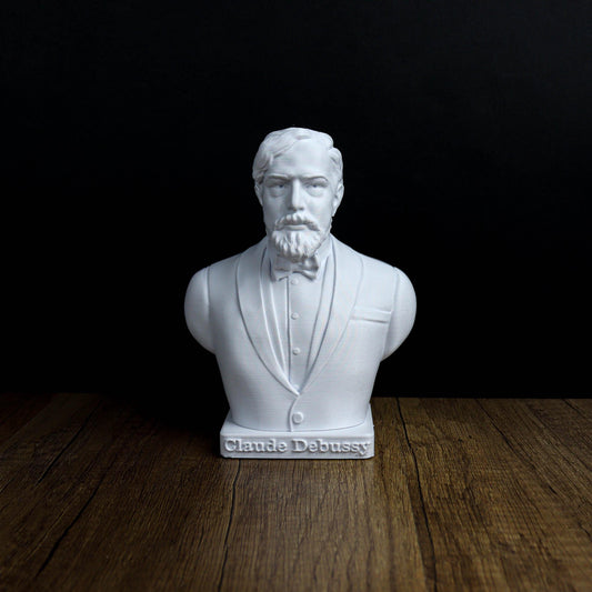Claude Debussy Bust, Iconic French Composer, Elegant Musician Decor
