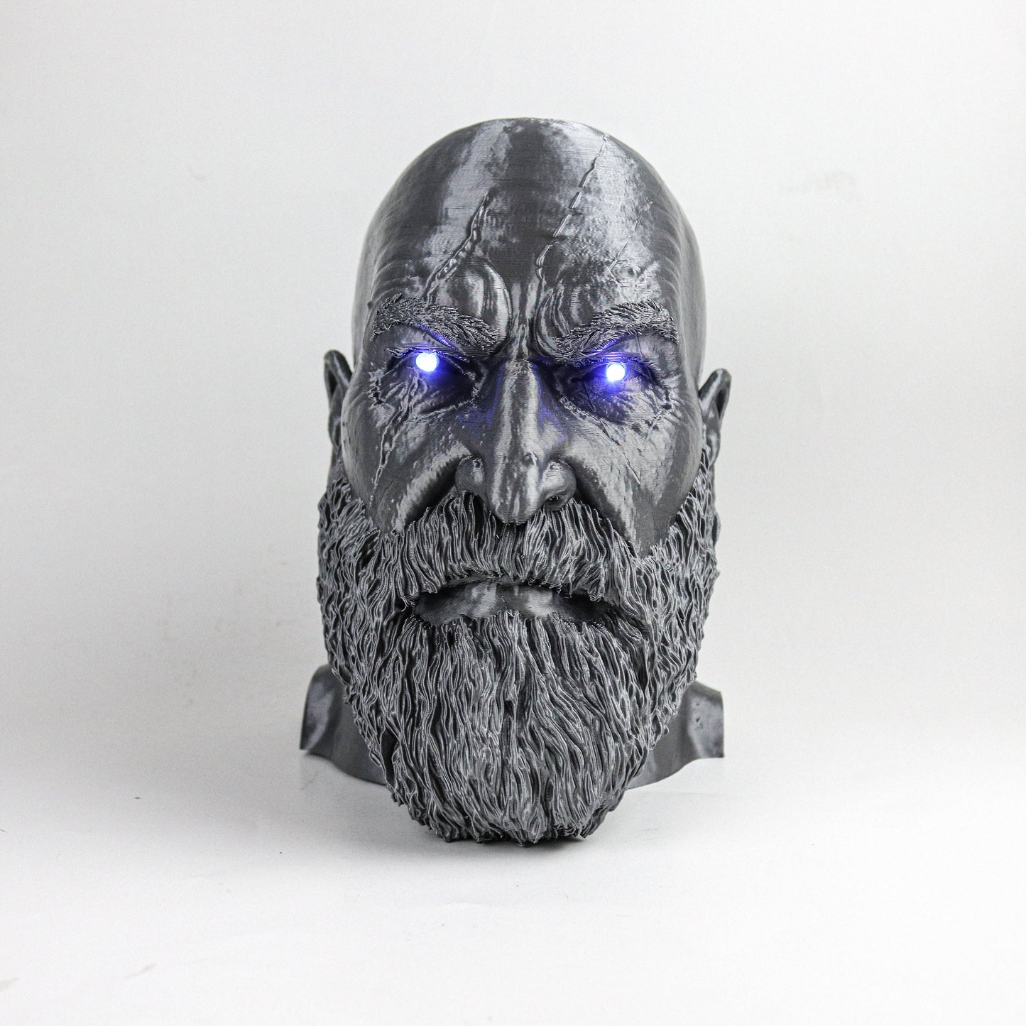 God of War Headphone Stand, Kratos Headphone Holder, Ragnarok Head, Gift for Gamer