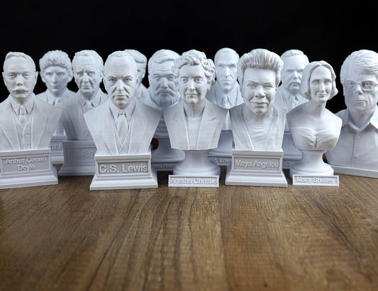 Writer Bust, Gift for Book Lover
