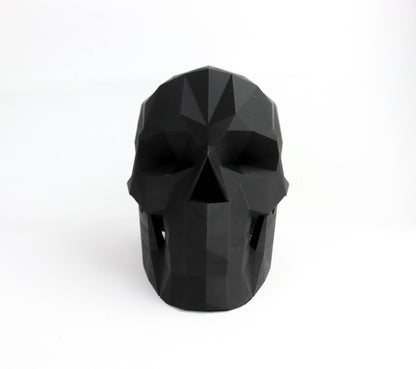 Low Poly Skull Headphone Holder, Skull Horror Decor Headphone stand