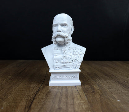 Franz Joseph I of Austria Bust,  Emperor of Austria, King of Hungary 3d Bust Sculpture