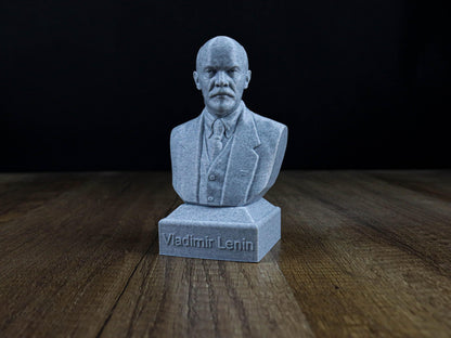 Vladimir Lenin and Joseph Stalin Busts, Russian Leadership Statues.