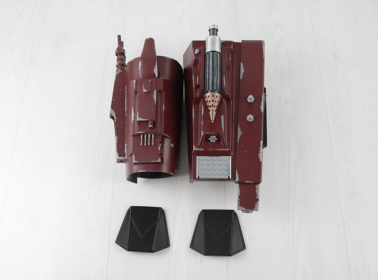 Boba Fett Gauntlets, Wearable Bracers 3d Printed for Cosplay