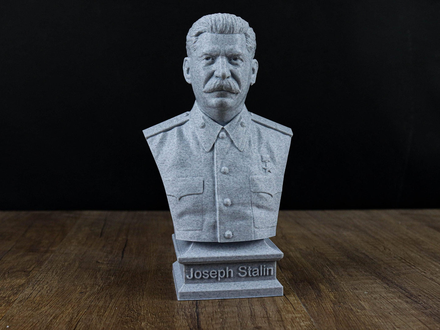 Vladimir Lenin and Joseph Stalin Busts, Russian Leadership Statues.