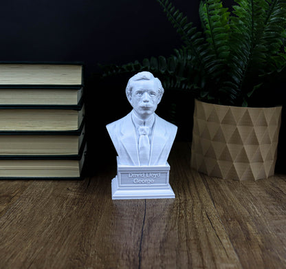 David Lloyd George Bust,  Prime Minister of the United Kingdom in WW1 Statue