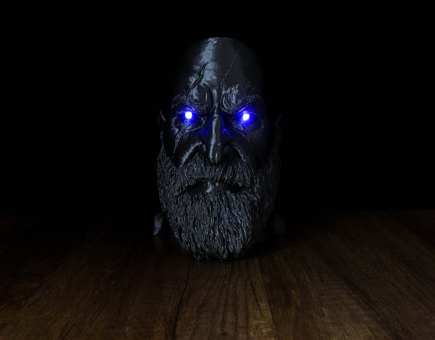 God of War Headphone Stand, Kratos Headphone Holder, Ragnarok Head, Gift for Gamer