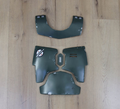 Boba Fett Wearable Armor and Blasters Custom Made re-painted Set