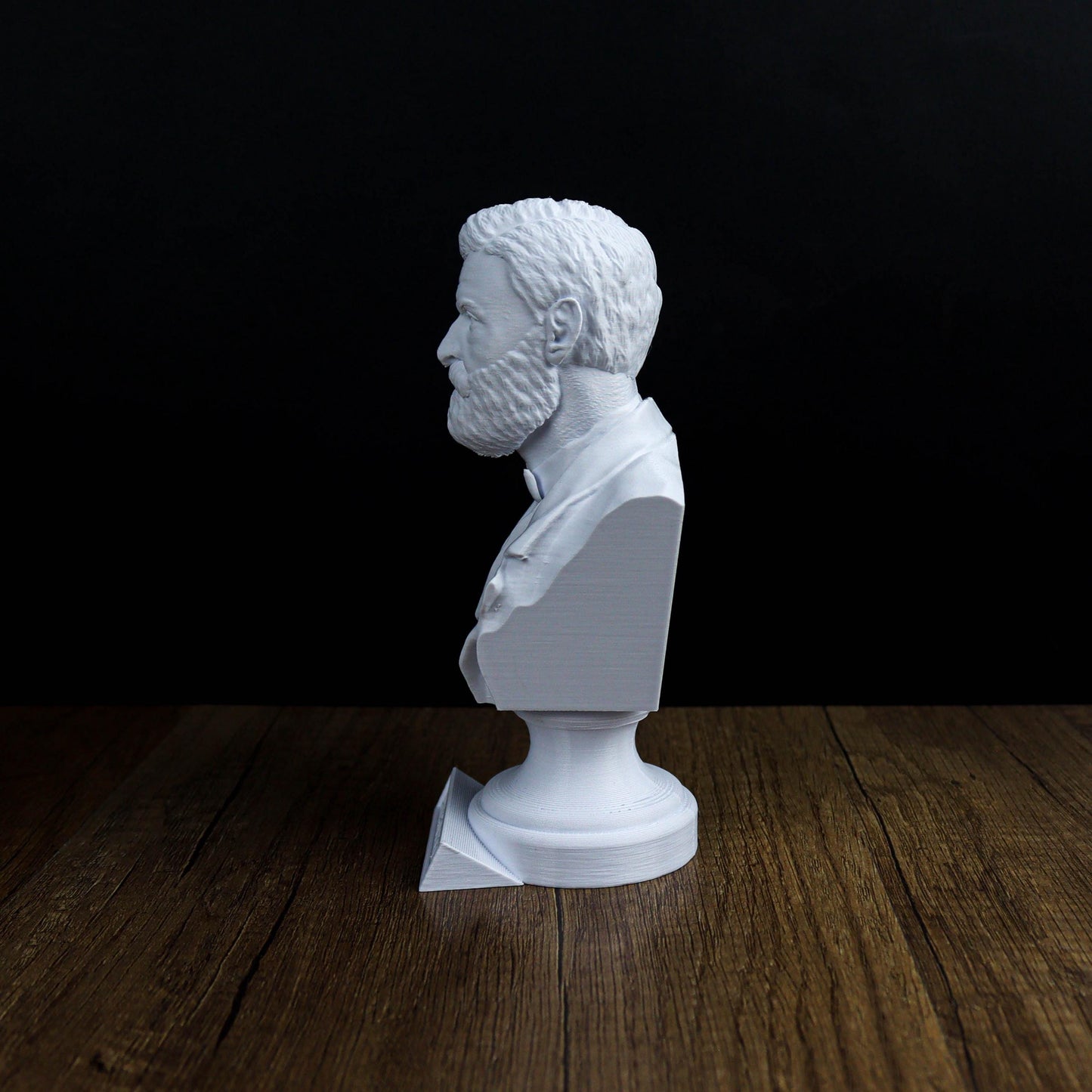 Alfred Nobel Bust, Inventor of Dynamite Statue, Nobel Prize Founder Sculpture
