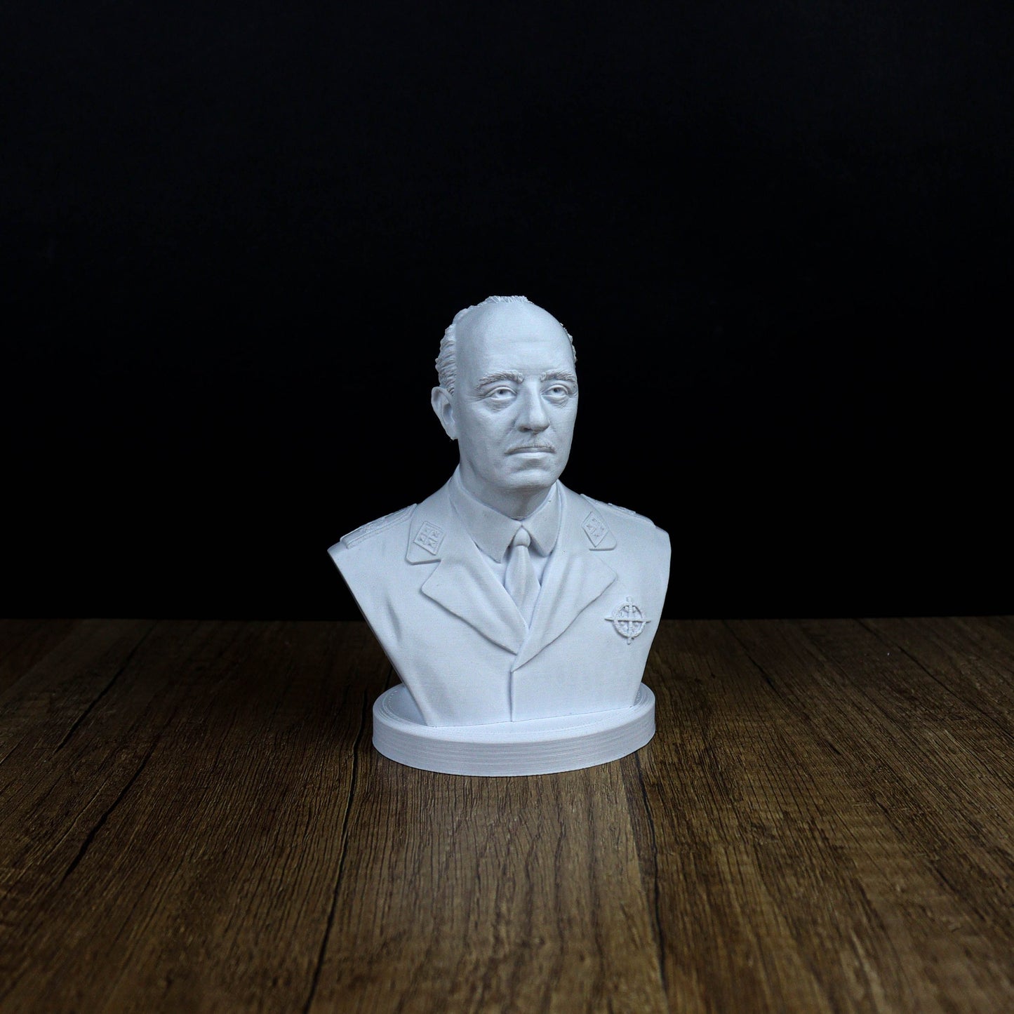 Francisco Franco Bust, Spanish Military Leader Statue for History Enthusiasts