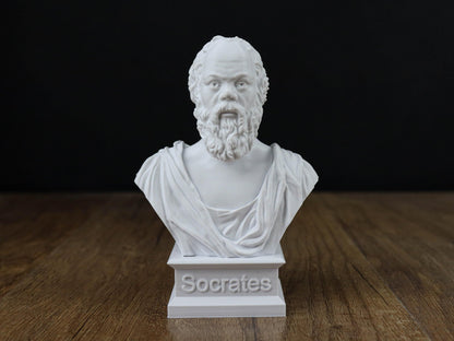 Socrates Bust Sculpture, Greek Statue