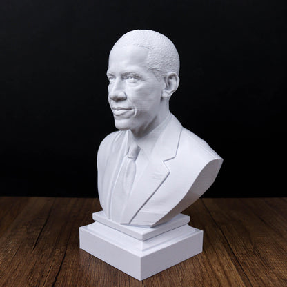 Barrack Obama Bust, 44th American President Sculpture