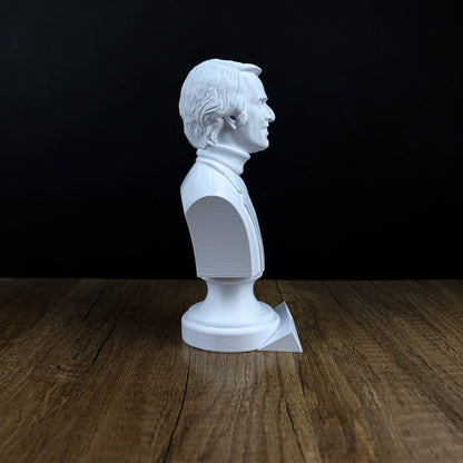 Carl Sagan Bust, American Astronomer Sculpture, Cosmologist Author Statue