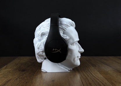 Alexander Hamilton Bust, Founding Father of the United States Sculpture, Headphone Holder Decoration